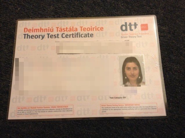 certificate carla